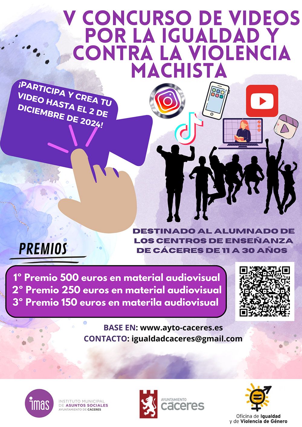 V Concurso de videos por la Igualdad y contra la violencia machista